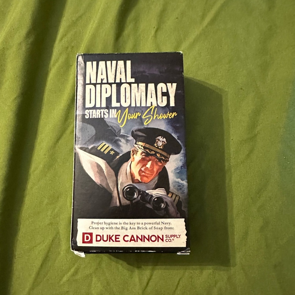 Duke Cannon Naval Diplomacy Soap - Black